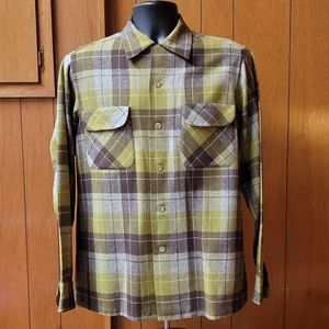 Vintage 50s Pendleton Board Shirt Men's Flannel